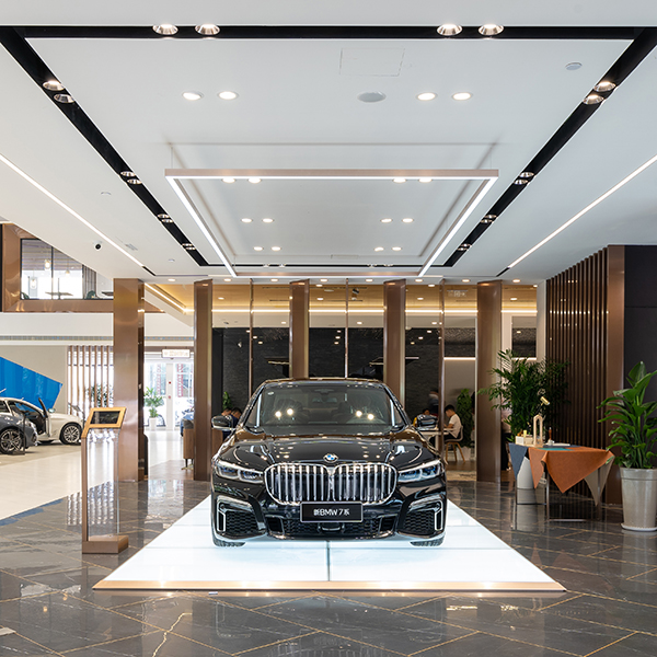 河南中德寶4S寶馬展廳工程案例